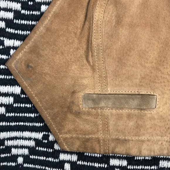 vtg suede altered vest - Picture 10 of 13